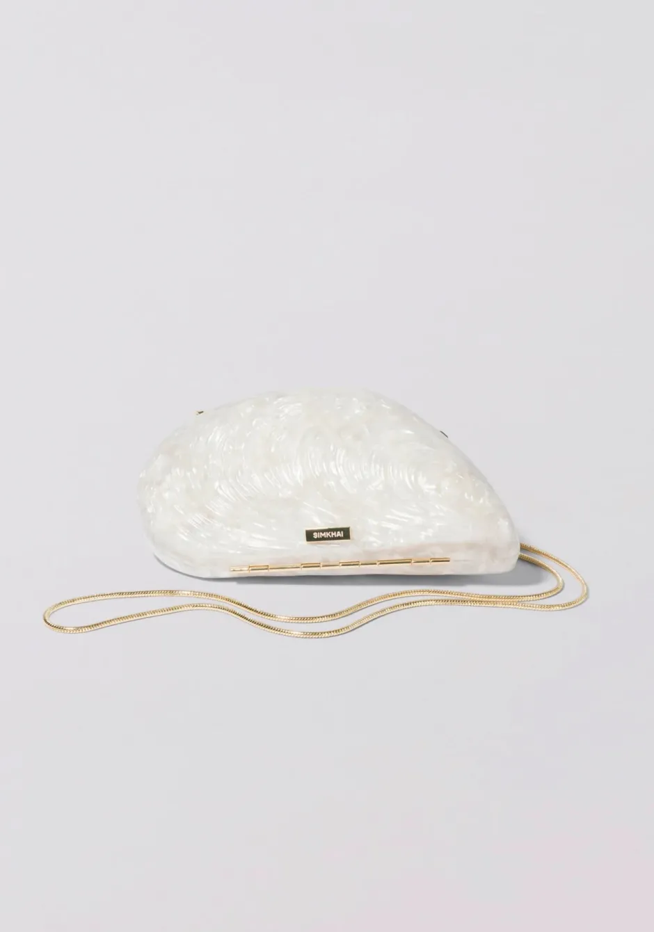 Online - Bridget Pearl Oyster Clutch - Ivory Handbags