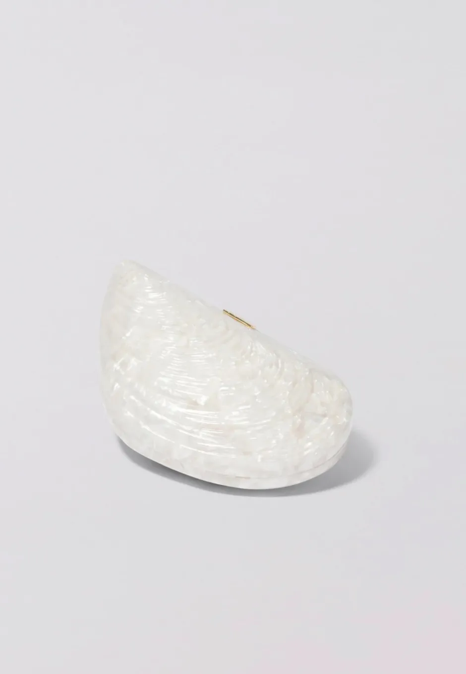 Online - Bridget Pearl Oyster Clutch - Ivory Handbags