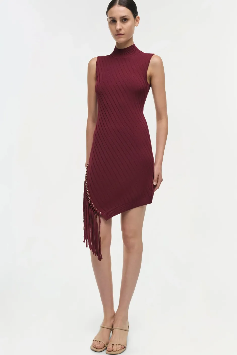 Best - Claire Dress - Oxblood Dresses | Midi