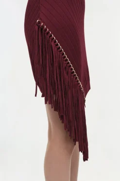 Best - Claire Dress - Oxblood Dresses | Midi
