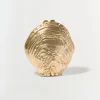 Clearance - Cove Shell Clutch - Gold Handbags