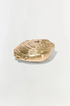 Clearance - Cove Shell Clutch - Gold Handbags