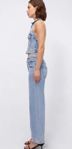 Fashion - Lincoln Halter Top - Coastal Crop Tops