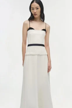 Clearance - Quinlin Midi Dress - Snow Multi Midi | Midi Dresses
