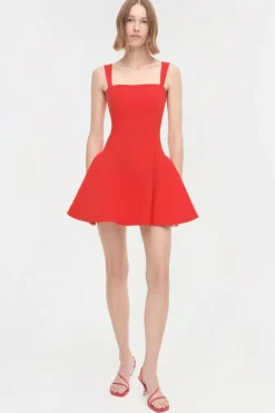 New - Sadie Dress - Fiery Red Mini Dresses | Dresses