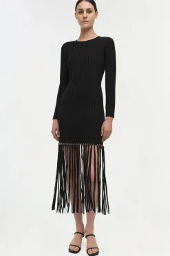 Discount - Sharron Dress - Black Dresses | Midi