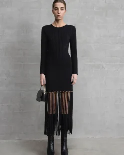 Discount - Sharron Dress - Black Dresses | Midi