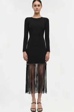 Discount - Sharron Dress - Black Dresses | Midi