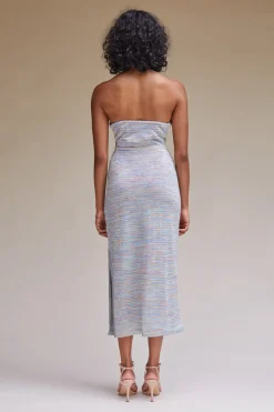 Fashion - Space Dye Halter Dress - Multi Dresses | Midi