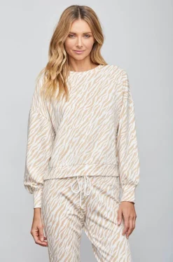 Outlet - Amara Pullover - Zebra Print Sweaters & Knits