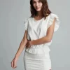Hot - Clayton Skirt - Coconut Milk Mini Skirts