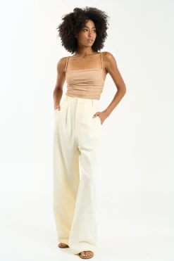 Online - Cove Bodysuit - Cream Bodysuits