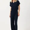 Outlet - Dari Top - Navy Crop Tops