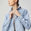 Hot - Gaia Shirt - Light Wash Denim Jackets | Jackets