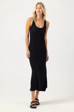 Outlet - Inez Dress - Black Dresses | Midi