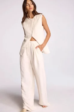 Outlet - Tristan Pants - Whisper White Pants