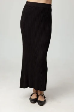 New - Trix Skirt - Black Long Skirts