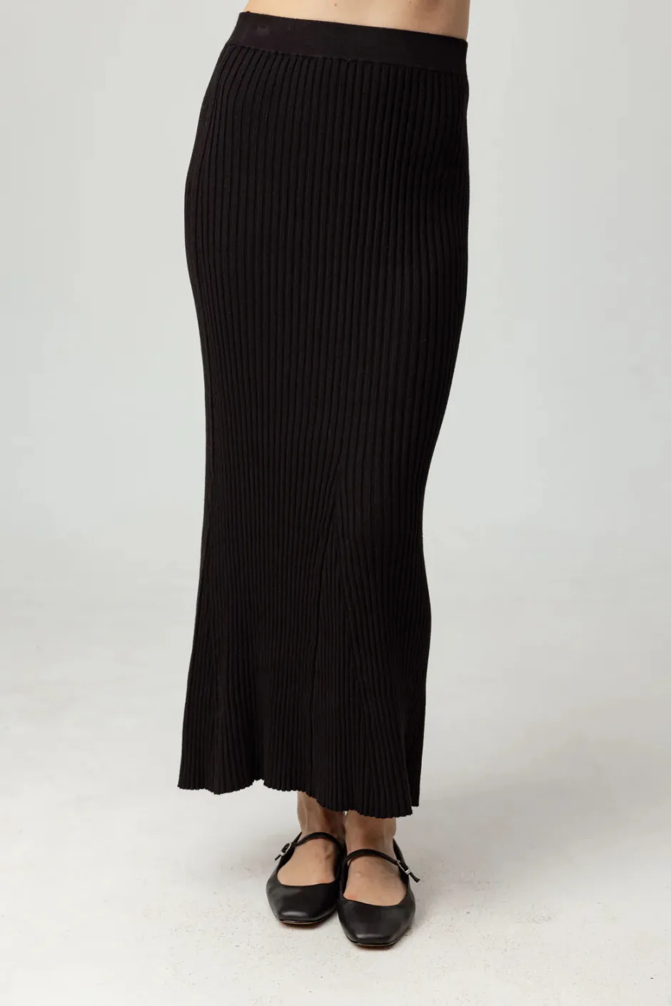 New - Trix Skirt - Black Long Skirts