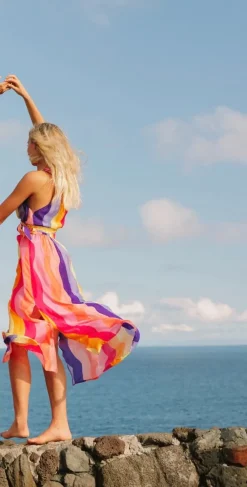 Outlet - Janet Long Dress - Capri Dresses | Long Dresses