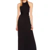 Discount - High Neck Low Back Maxi Dress In Multiple Colors Dresses | Long Dresses