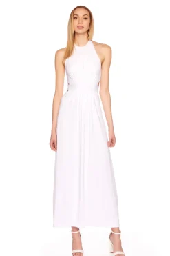 Discount - High Neck Low Back Maxi Dress In Multiple Colors Dresses | Long Dresses