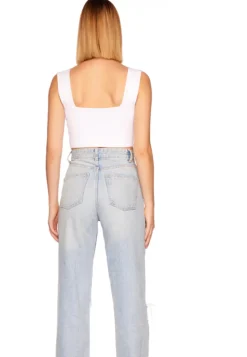 Best - Wide Strap Crop Top In Multiple Colors Crop Tops