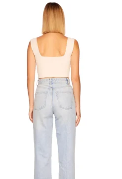 Best - Wide Strap Crop Top In Multiple Colors Crop Tops