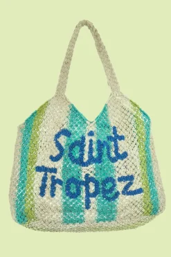 Best - Saint Tropez - Natural/Lime/Aqua/Cobalt Handbags