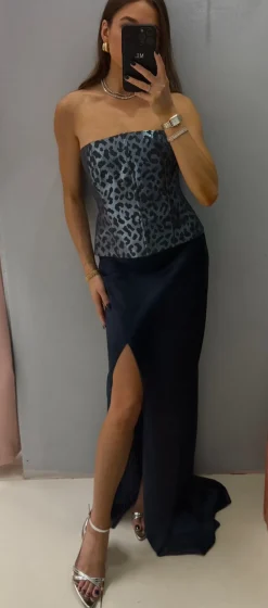 Best - Gala Bias Skirt - Night Long Skirts