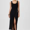 Hot - Casey Wrap Skirt - Jet Long Skirts