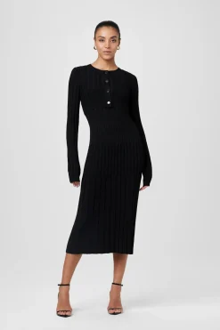 Discount - Gabrielle Pointelle Cardigan - Jet Sweaters & Knits