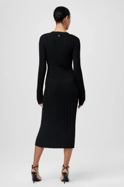 Discount - Gabrielle Pointelle Cardigan - Jet Sweaters & Knits