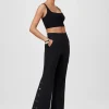 Hot - Gracie High Waist Side Button Pant - Jet Pants