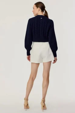 Fashion - Savannah High-Waist Shorts - Optic White Shorts
