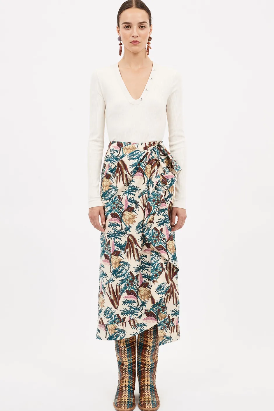 Online - Soraya Skirt - Wildflower Long Skirts
