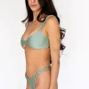 New - Knotted Bikini Bottom - Sage Bikini