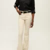 Fashion - Beverly Skinny-Flare Jean - Ecru Flare | High-Rise