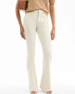 Fashion - Beverly Skinny-Flare Jean - Ecru Flare | High-Rise