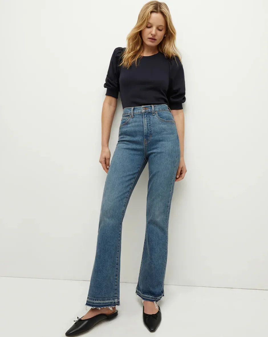 Outlet - Carson Ankle Flare w/ Let Down Hem - Thriller Flare | Denim