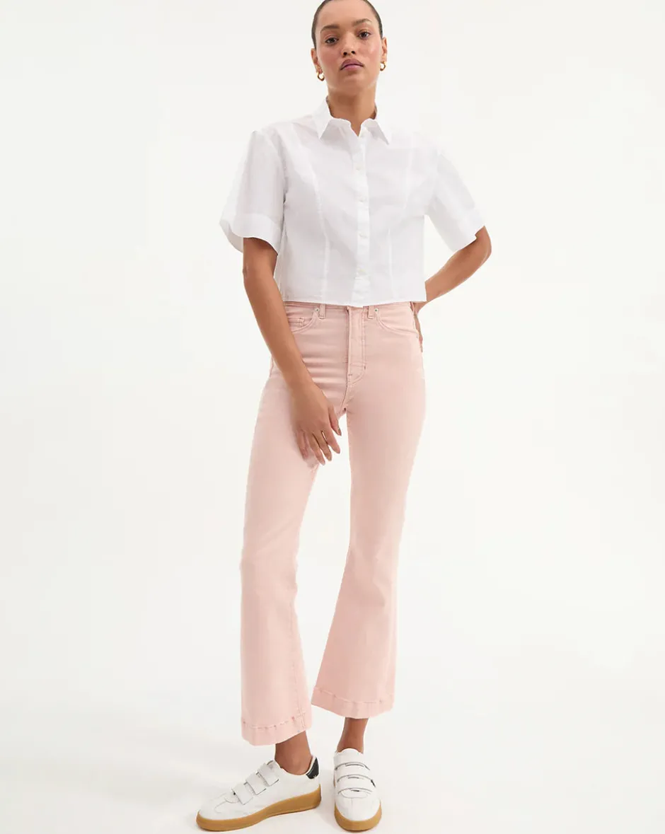 Discount - Carson Kick-Flare Jean - Stoned Pink Shell Flare