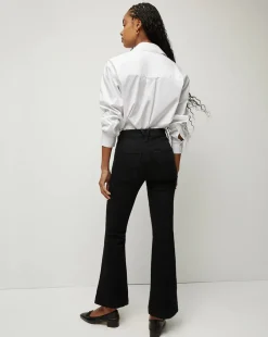 Online - Carson Kick Flare Jean - Onyx Flare | High-Rise