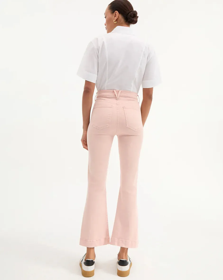 Discount - Carson Kick-Flare Jean - Stoned Pink Shell Flare