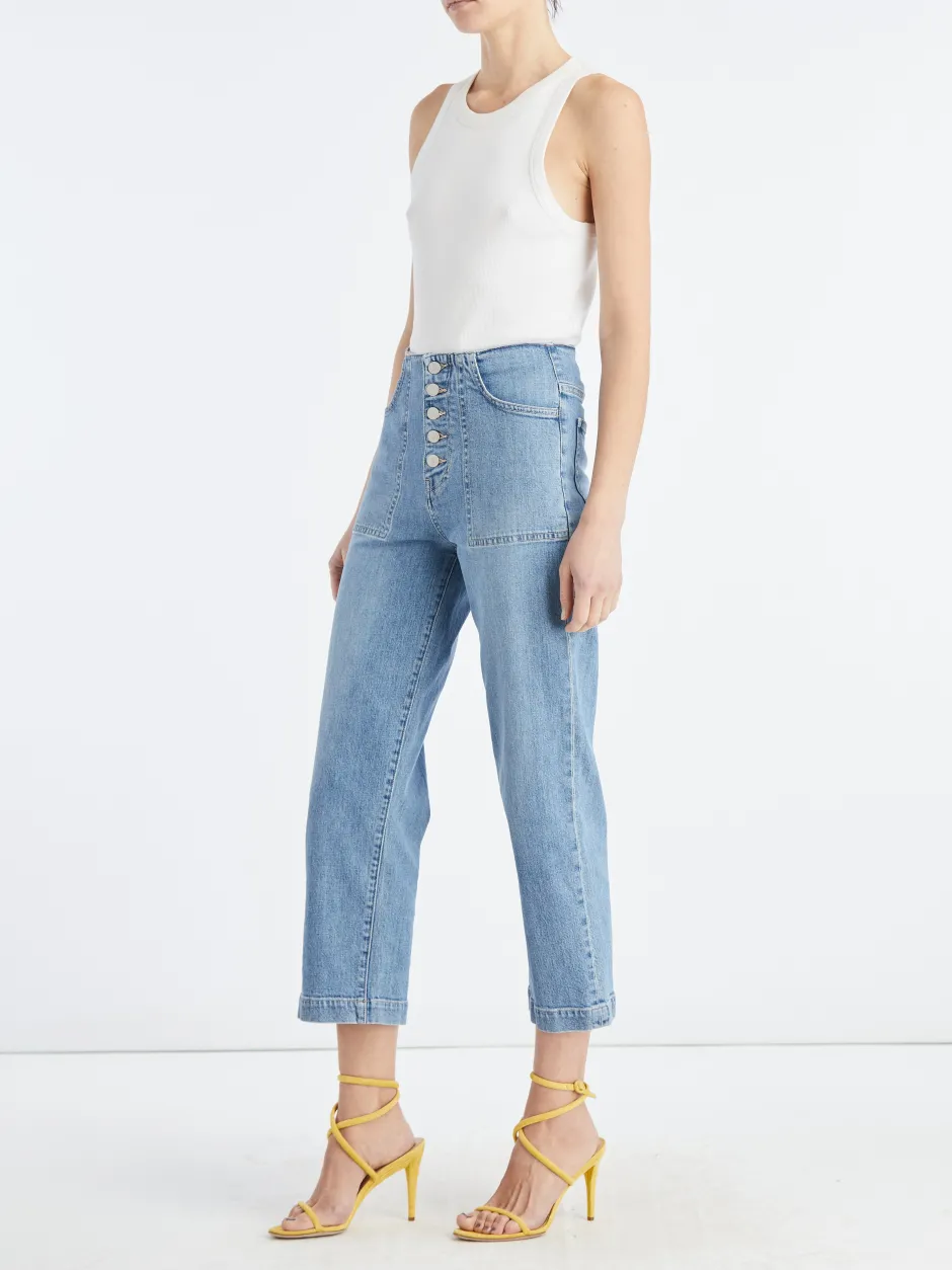 Online - Crosbie Cropped Wide Leg - Zephyr Flare | Crop