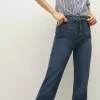 Clearance - Crosbie Wide Leg Jean - Thriller Flare | High-Rise