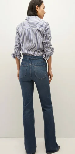 Clearance - Crosbie Wide Leg Jean - Thriller Flare | High-Rise