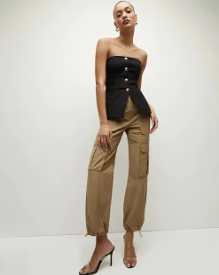 Hot - Dari Cargo Pant - Sepia Pants