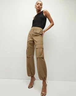 Hot - Dari Cargo Pant - Sepia Pants