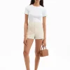 Discount - Jazmin Short - Off-White/Gold Shorts
