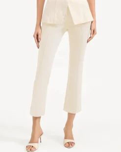 Online - Kimra Straight-Leg Pant - Ecru Pants