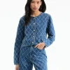 New - Nolita Printed Jacket - Blue Diamond Denim Jackets | Jackets